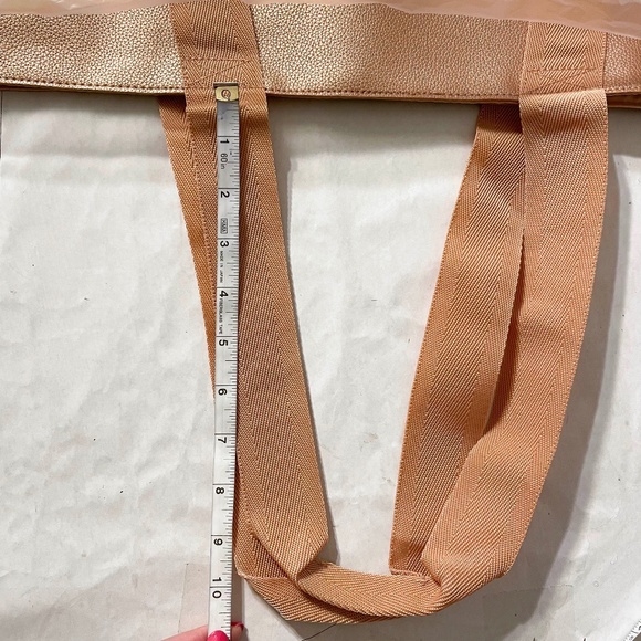 Saks Fifth Avenue Rose Gold Color Tote Bag - Picture 5 of 12